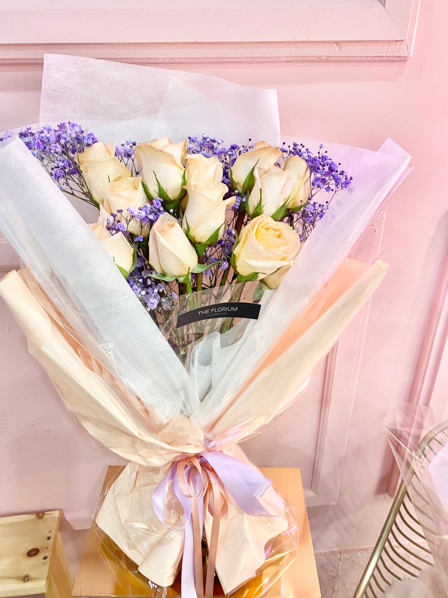Fresh Peach Rose Bouquet | Fresh Flowers Toronto