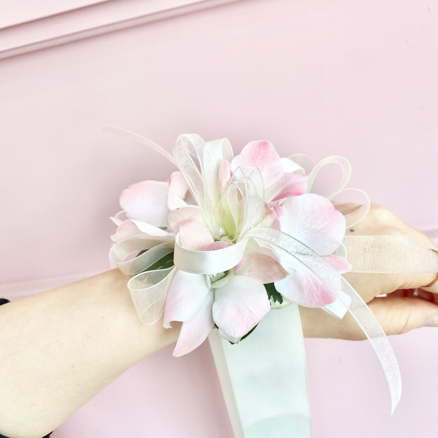 Pink Orchid Corsage