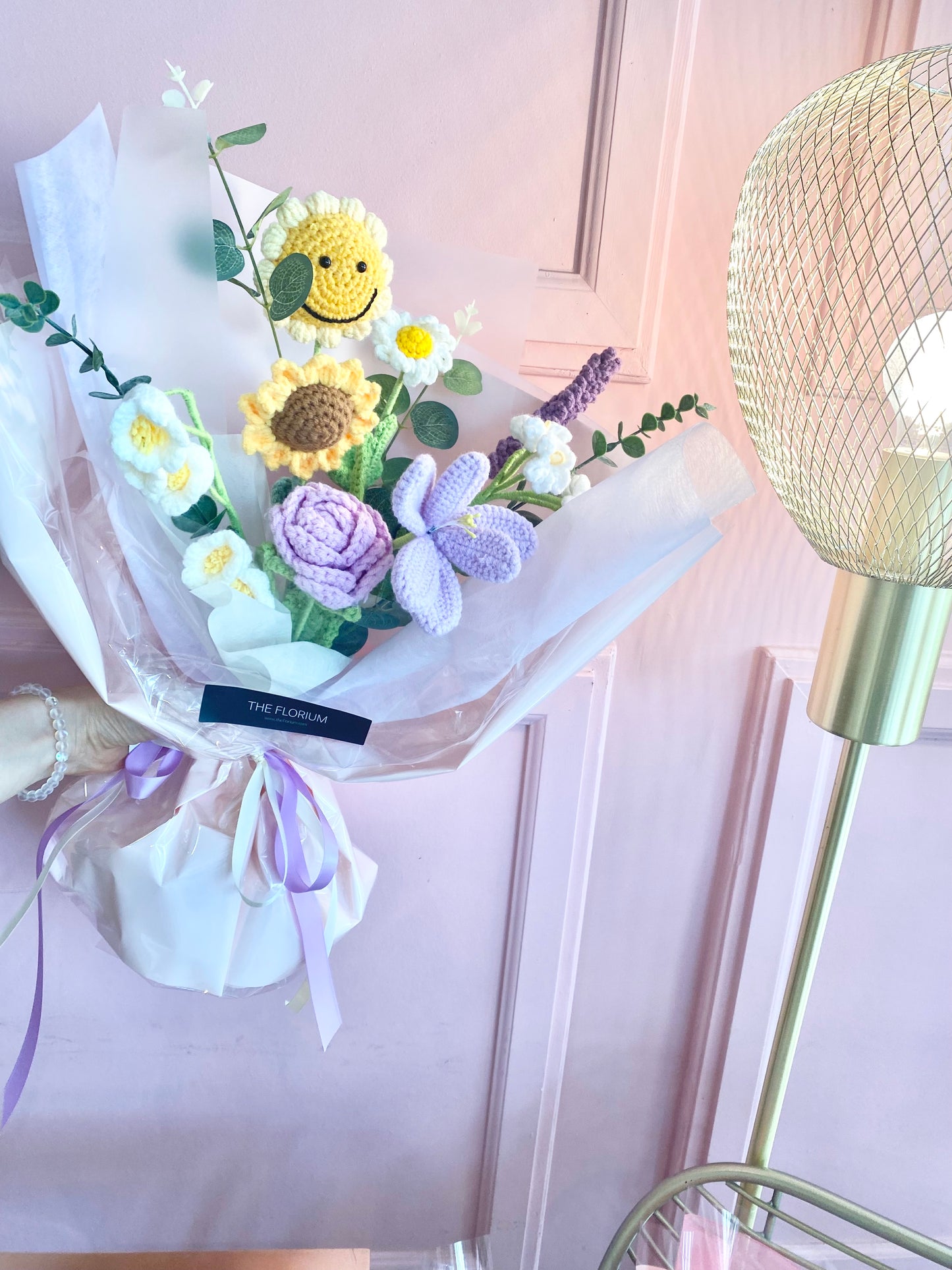 Happy Knitted Flower Bouquet
