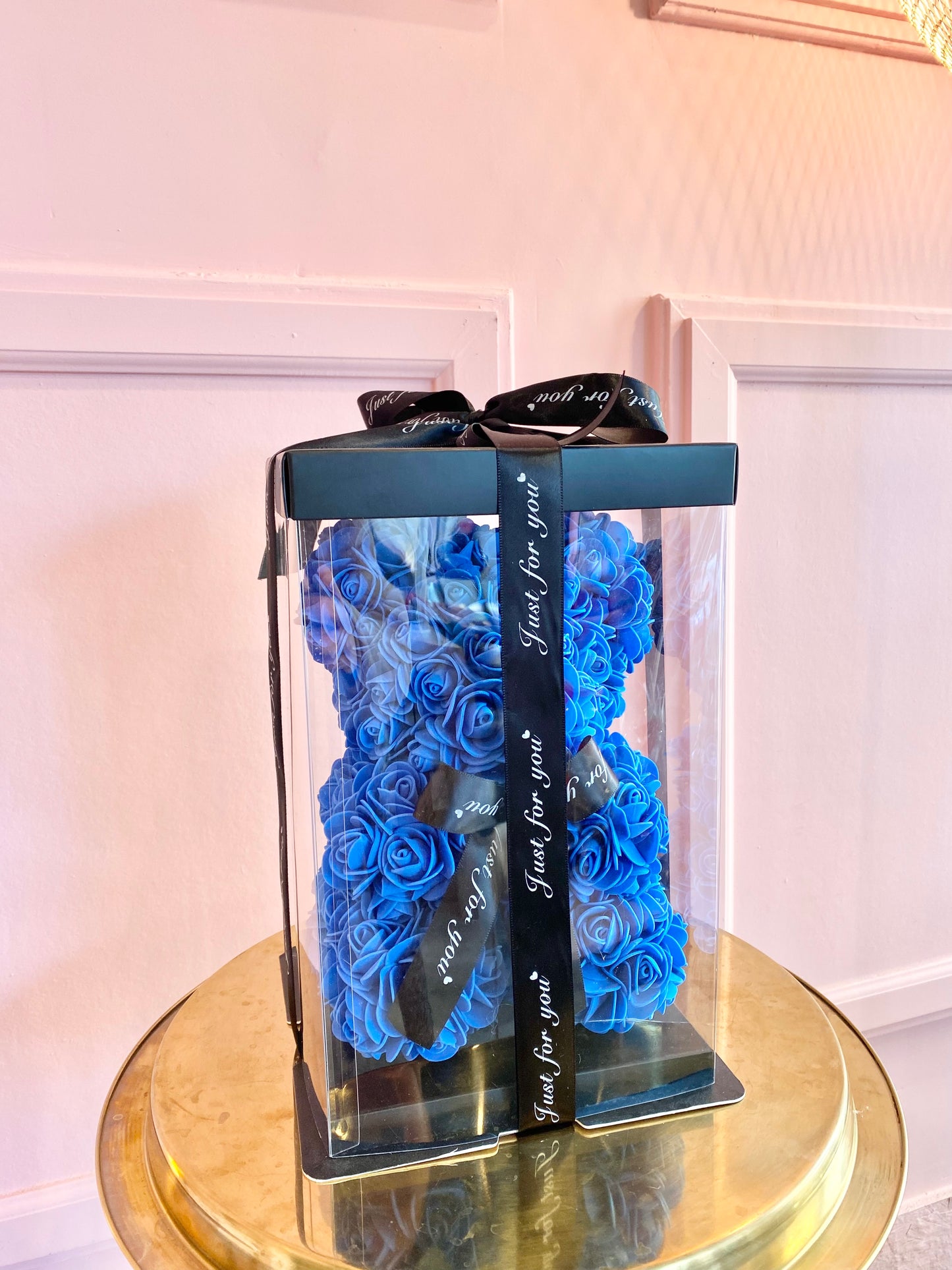 Rose Teddy Bear - Royal Blue 💙