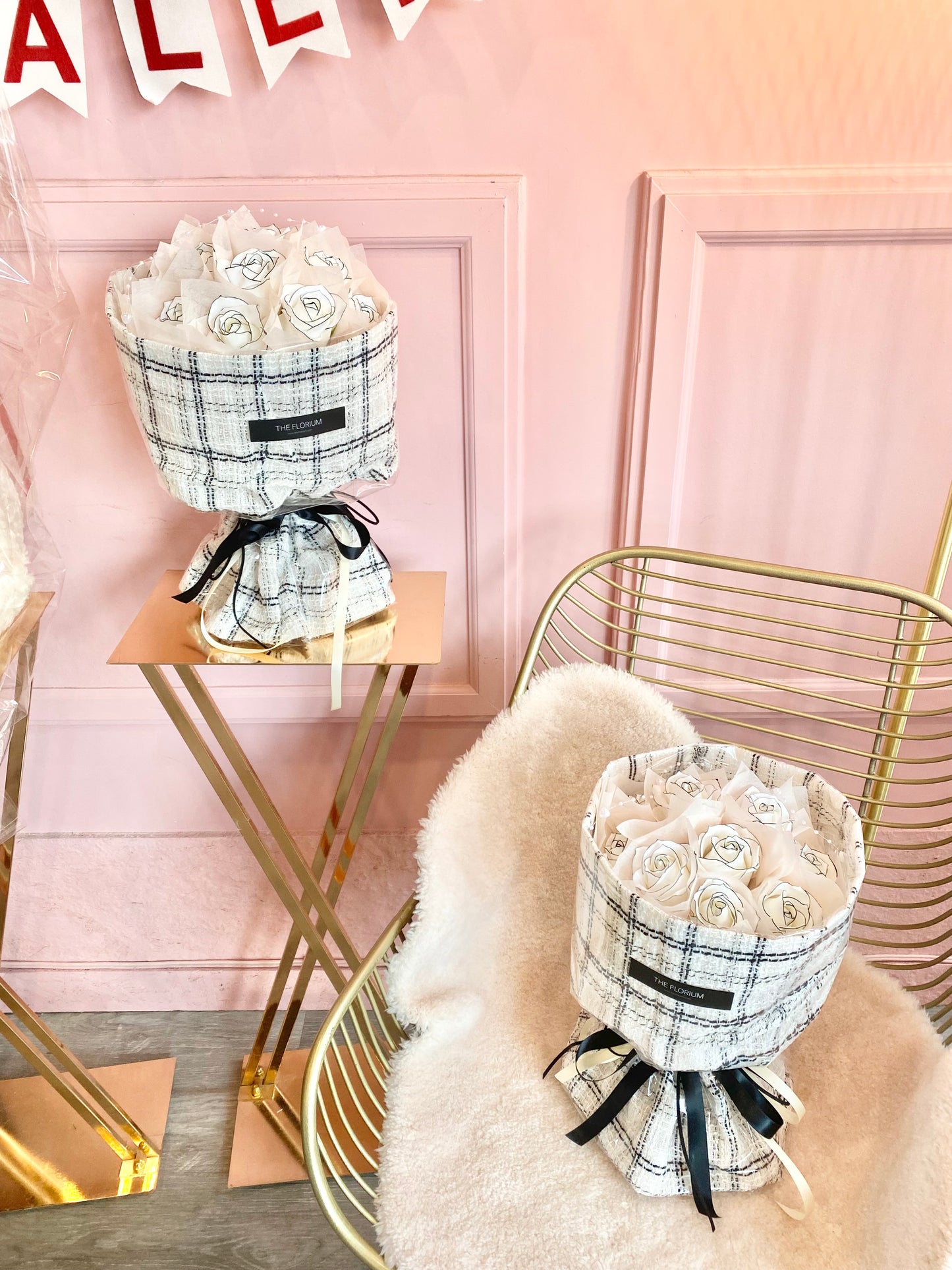 Chanel Style Soap Flower Bouquet š