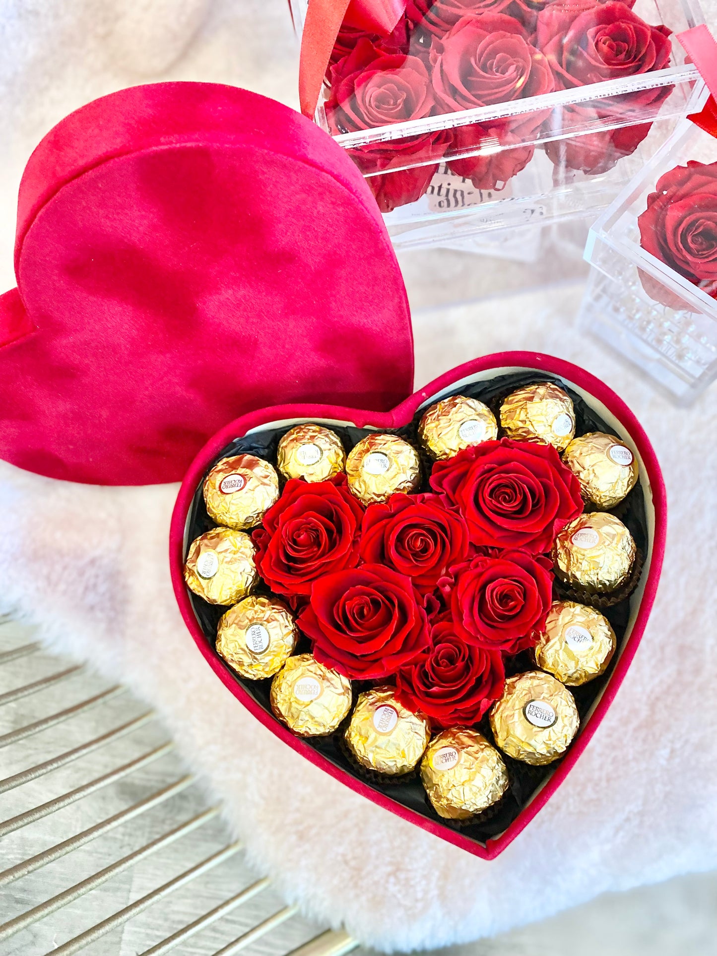 Sweet Love Heart Box_Preserved Rose š¹