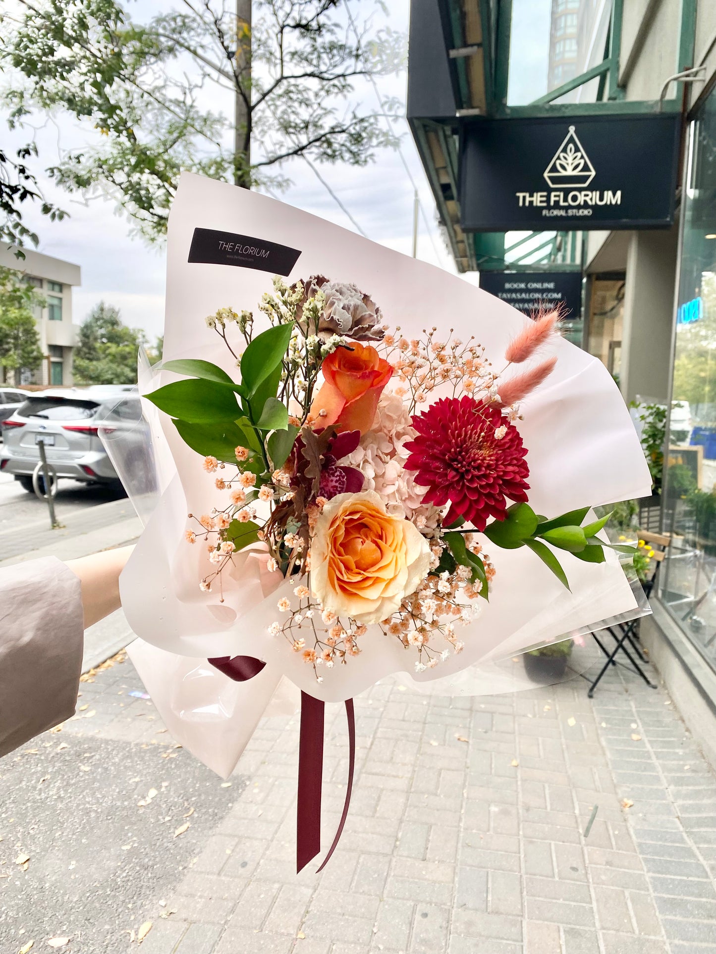 Autumn Fresh Hand-tied Bouquet