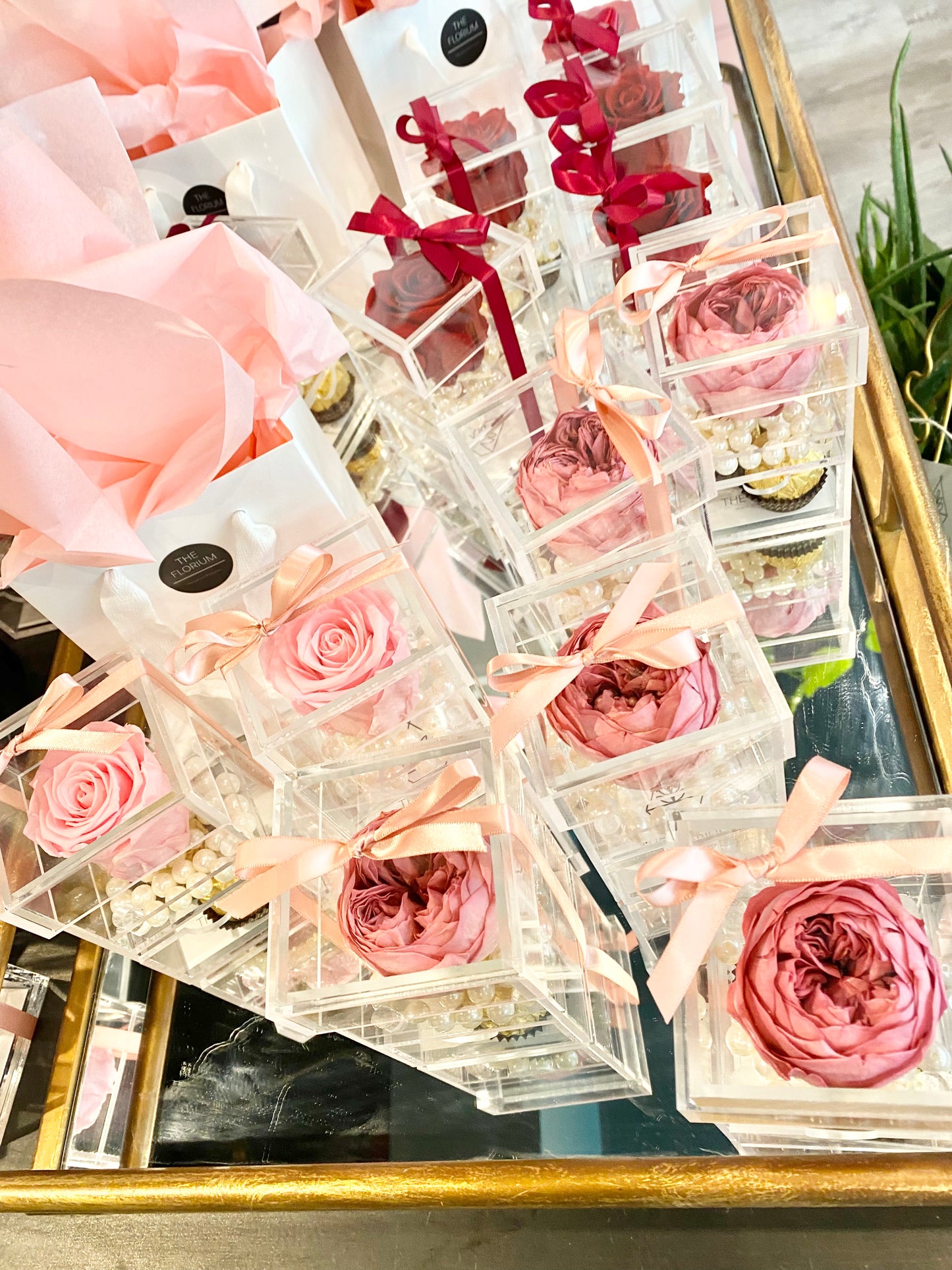 Preserved Rose Jewelry Box