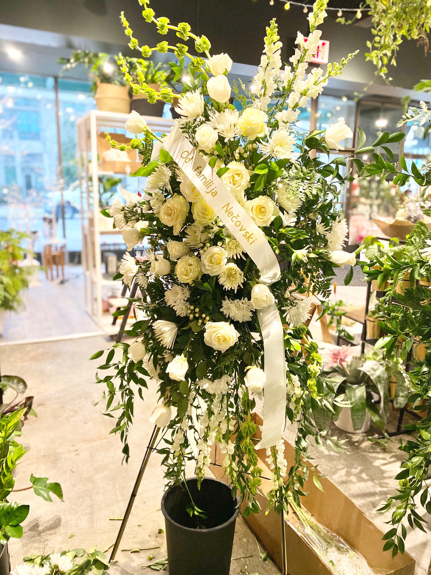 Sympathy Standing Spray