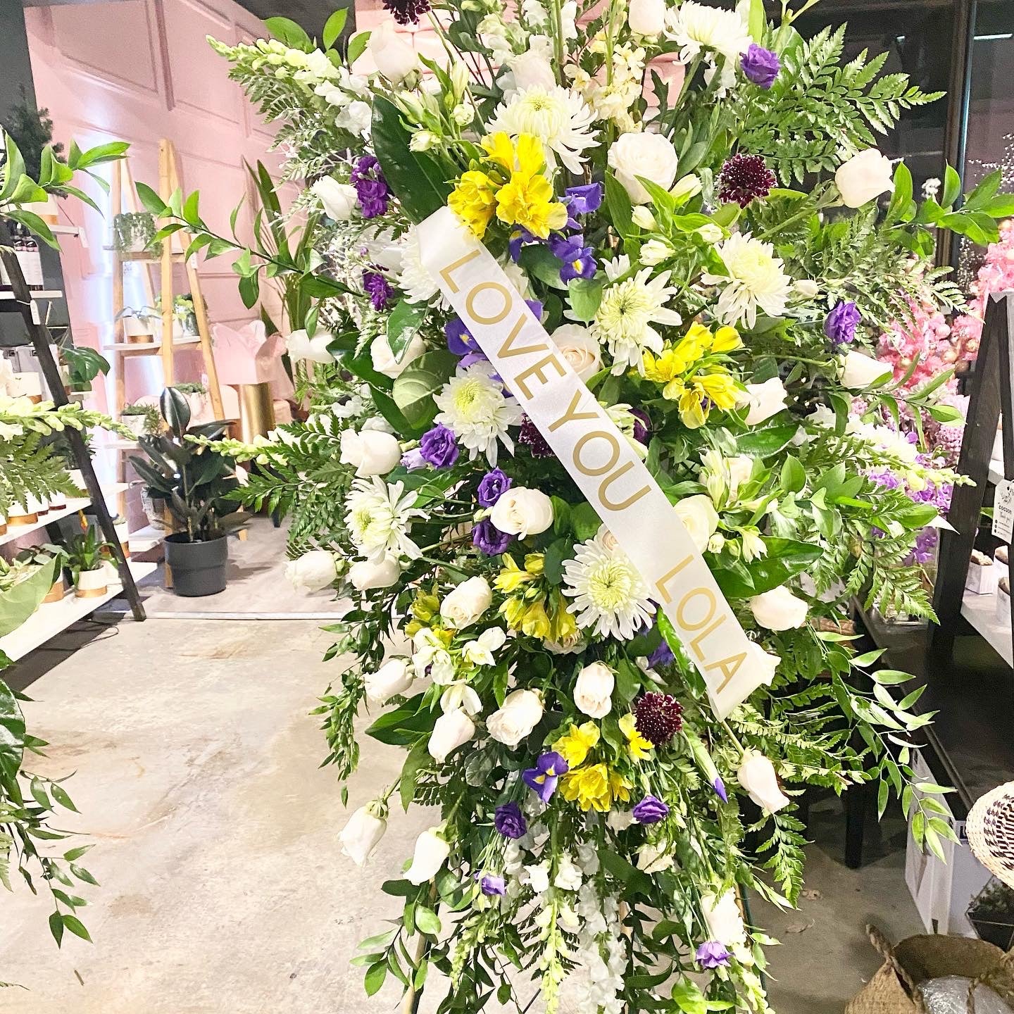 Sympathy Standing Spray