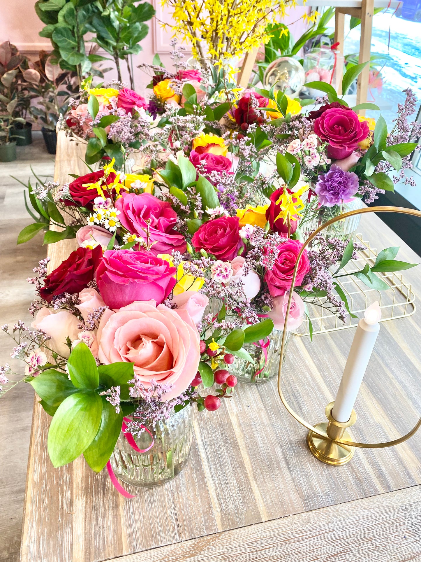 Clear Vase Table Centrepiece