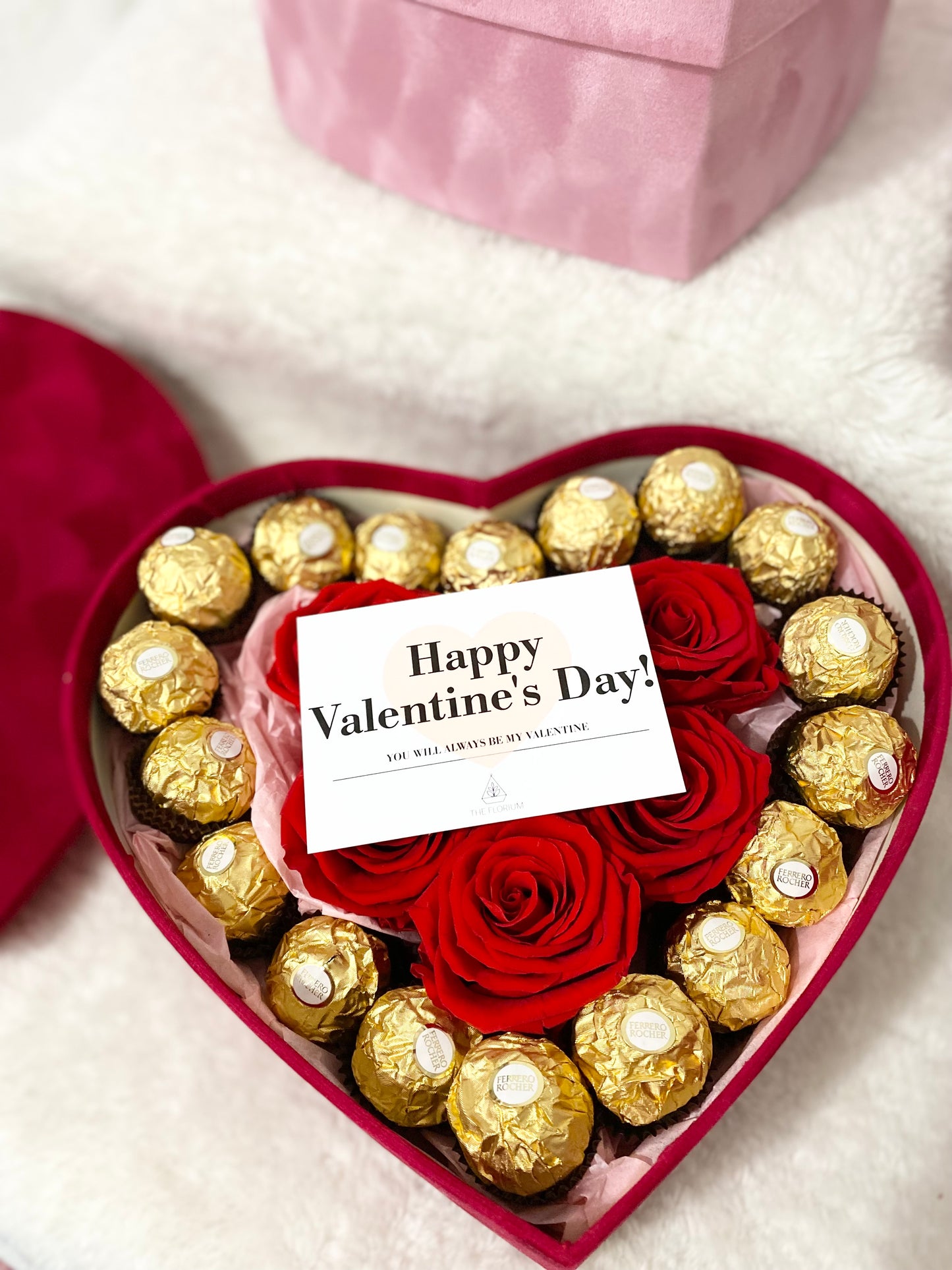 Sweet Love Heart Box_Preserved Rose š¹