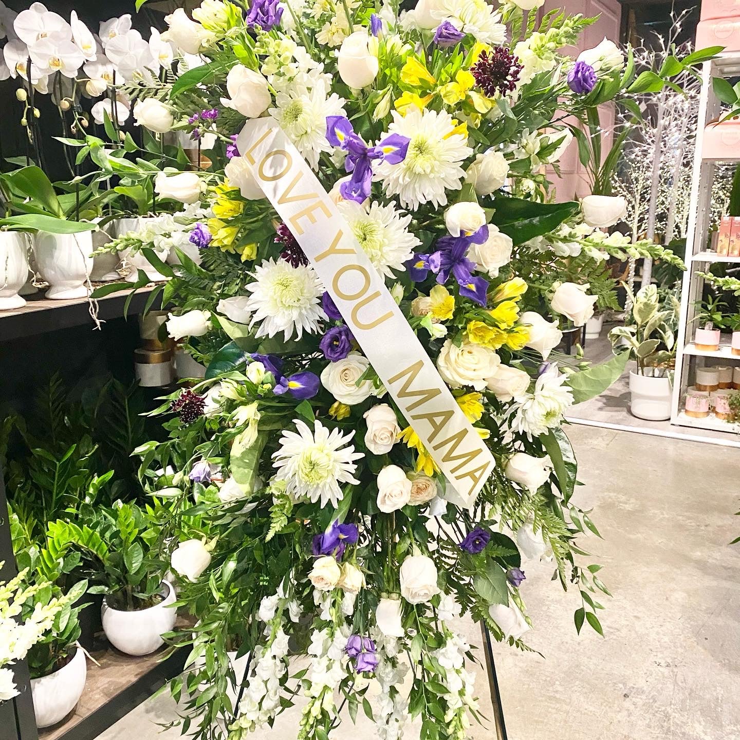 Sympathy Standing Spray