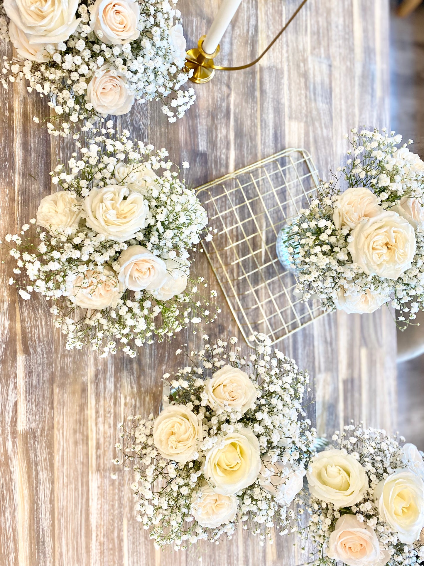 Clear Vase Table Centrepiece