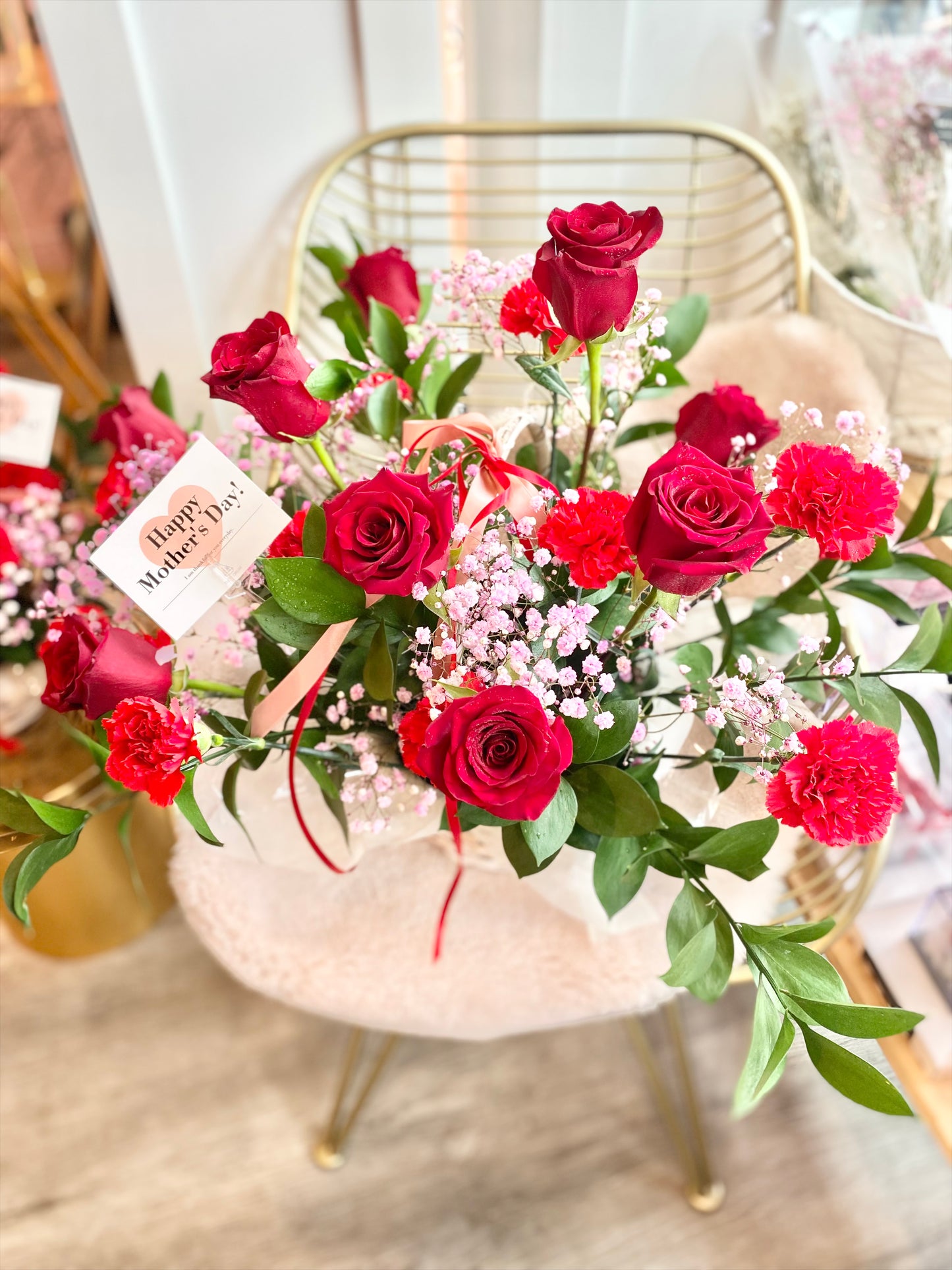 Mother’s Day Fresh Flower Basket 🌸