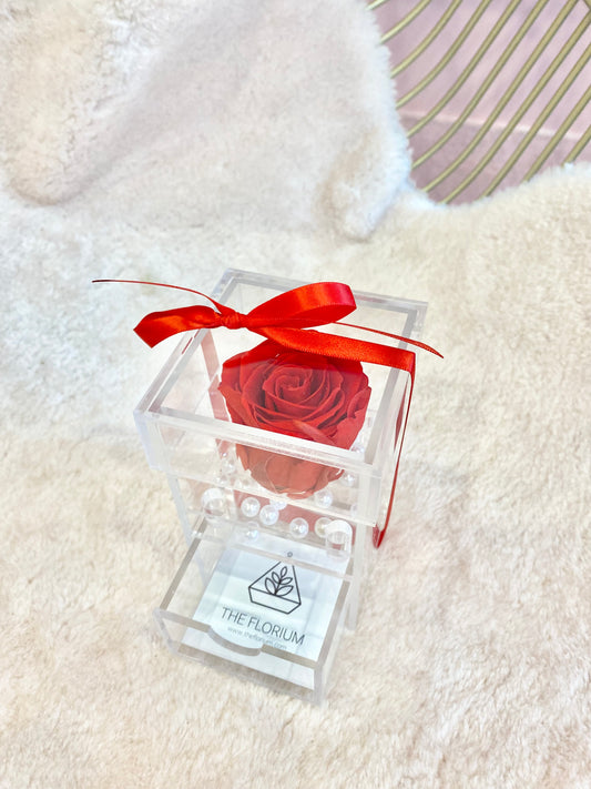 Preserved Rose Jewelry Box - Red 🌹
