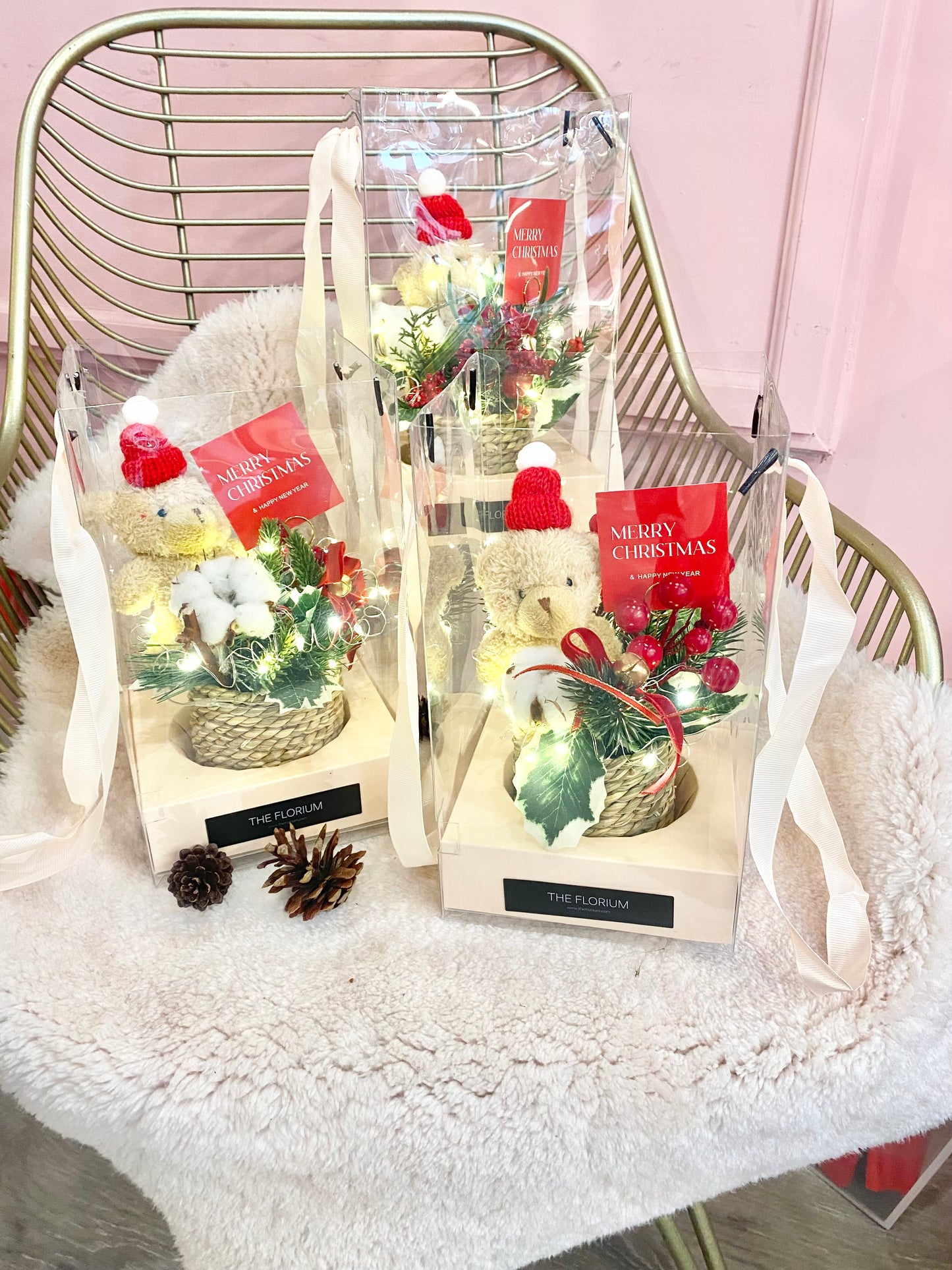 [Pre-Order]_Christmas Wish Bear Arrngment ✨(Pick-up after Nov.20)