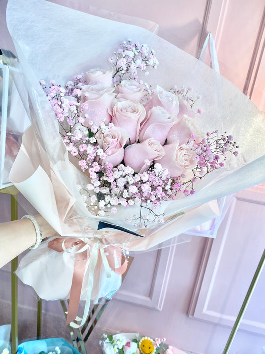 Pink Fresh Roses | Fresh Flowers Toronto Qixi Valentines