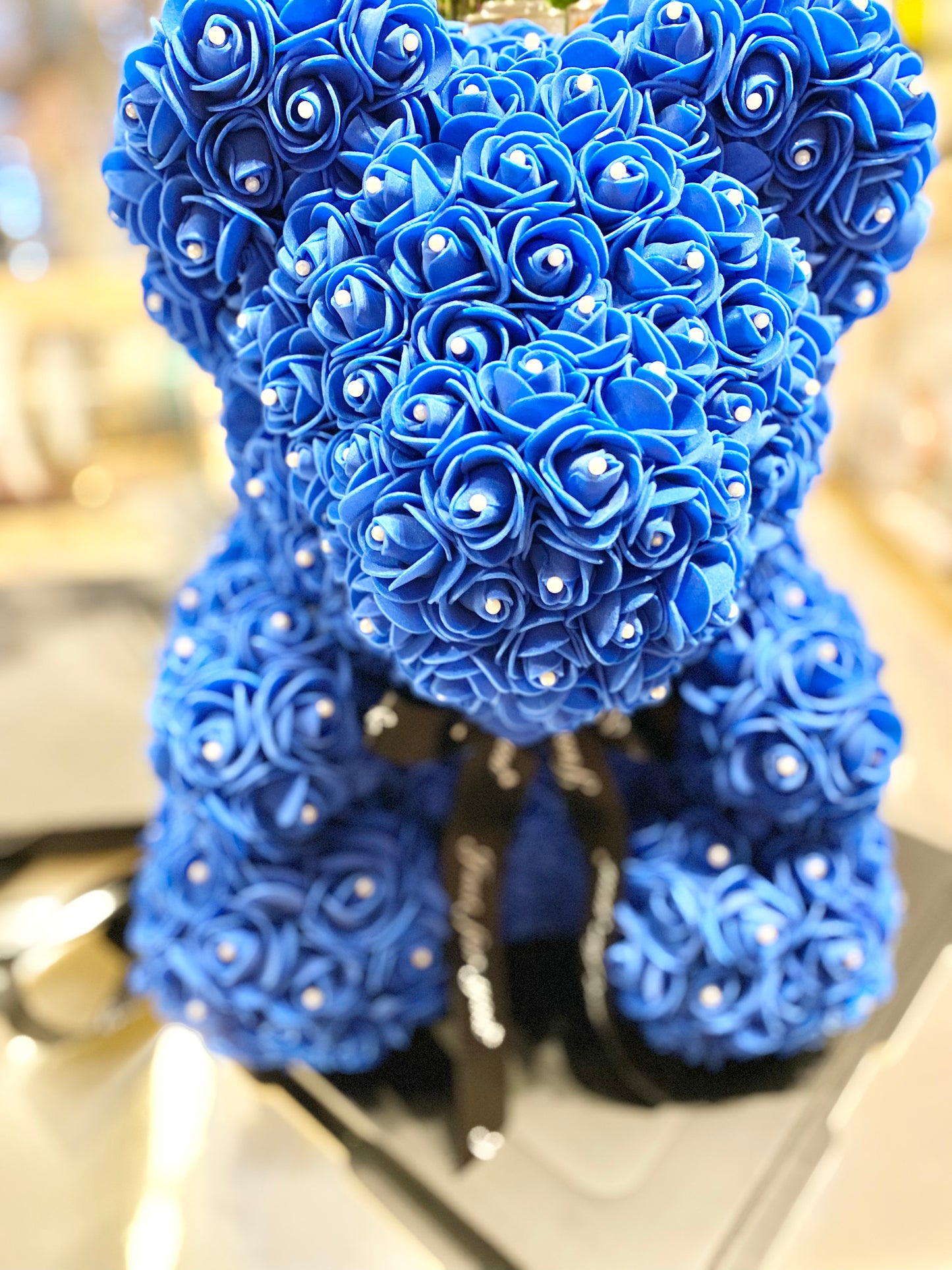 Blue Rose Teddy Bear 💙