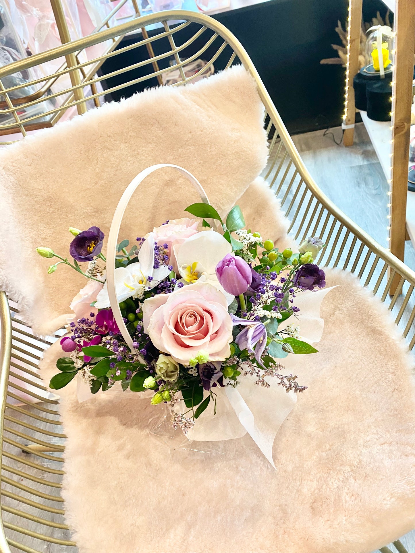 Fresh Flower Basket 🎀