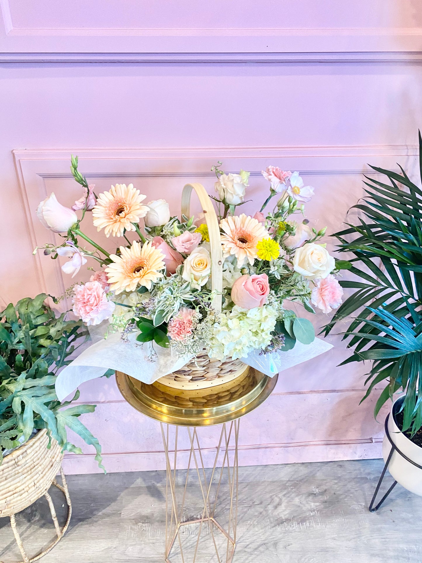 Fresh Flower Basket 🎀