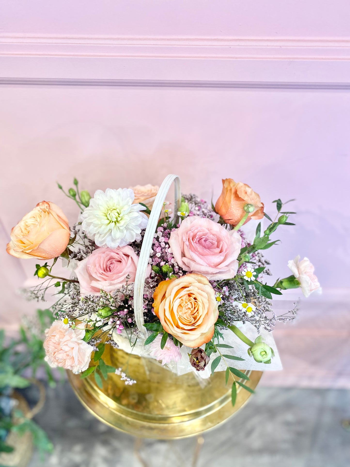 Fresh Flower Basket 🎀