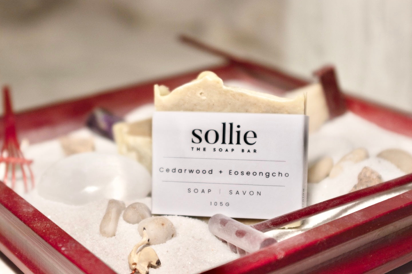 Sollie soap - Cedarwood + Eoseongcho 🪴